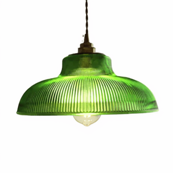 CopperRidge Ribbed Glass Pendant