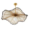 Aurelia Beaded Fan Chandelier