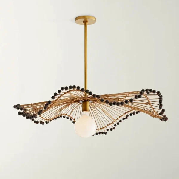 Aurelia Beaded Fan Chandelier