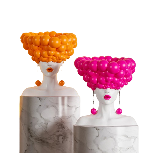 Rosé Muse Sculptural Bust