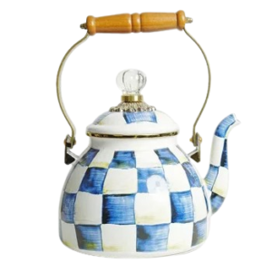 Harlequin Check Tea Kettle