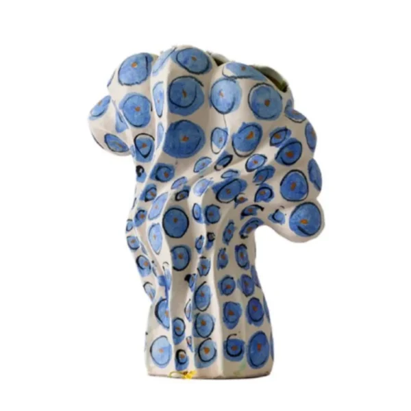 Calypso Form Ceramic Vase