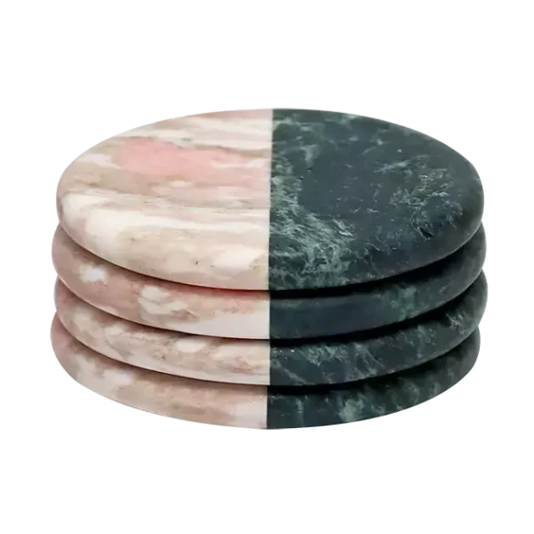 Marble Coaster Set | Dual Tone