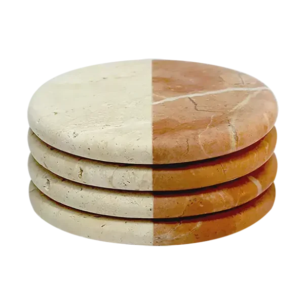 Marble Coaster Set | Dual Tone