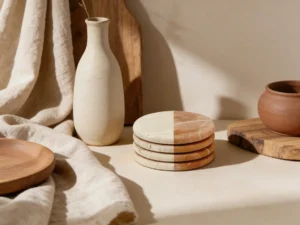 Marble Coaster Set | Dual Tone