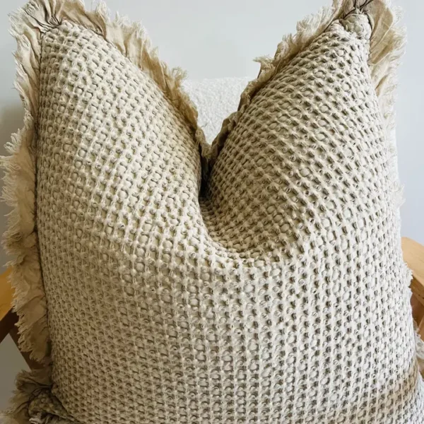 Organic Cotton Waffle Cushion Cover | Mama & Tochter