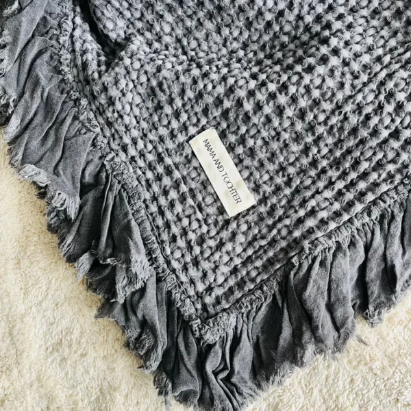 Organic Cotton Waffle Throw | Mama & Tochter
