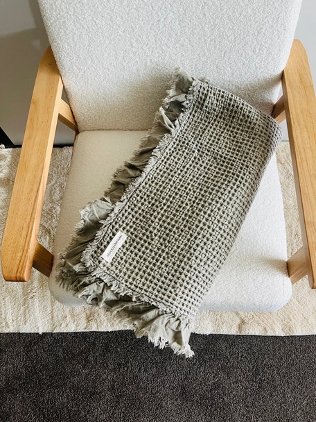 Organic Cotton Waffle Throw | Mama & Tochter