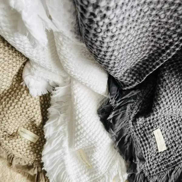 Organic Cotton Waffle Throw | Mama & Tochter